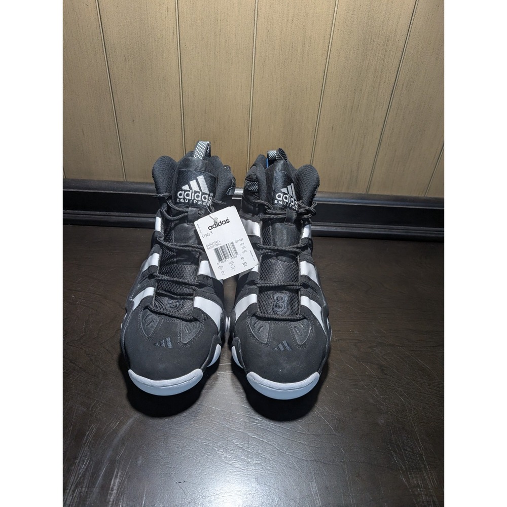 T5 Adidas Crazy 8 Black White 2015 Size 13 Authentic Kobe Bryant Rare G21939
